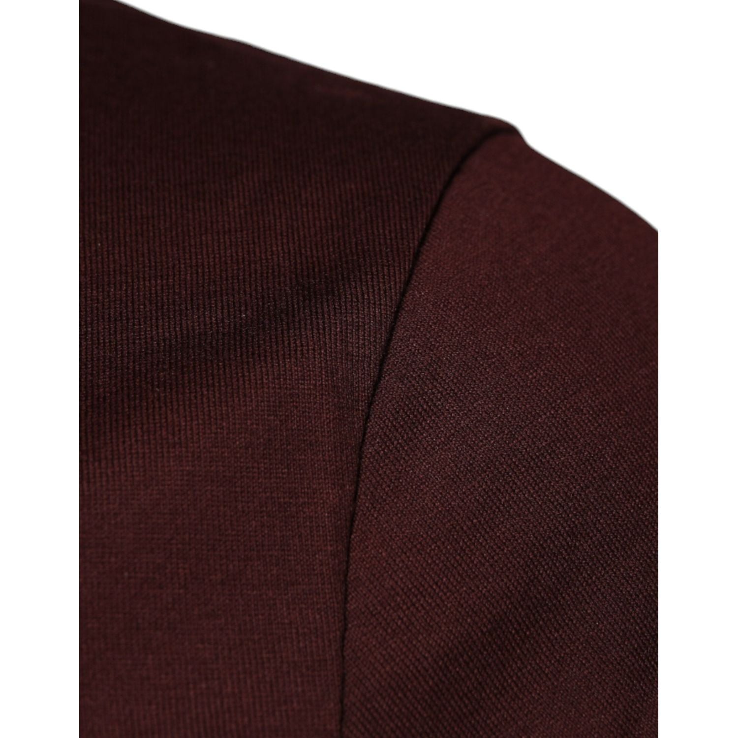 Dolce & Gabbana Maroon DG Logo Cotton Crew Neck T-shirt