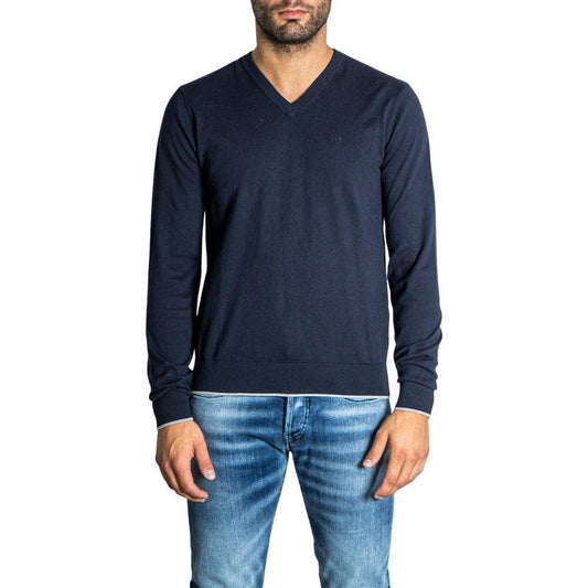 Armani Exchange Blue Cotton Sportswear AR-7252200010-IT44 | S