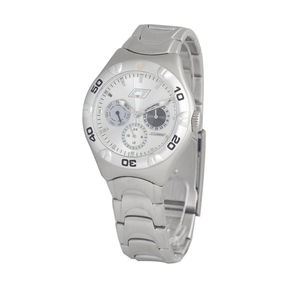 Chronotech Silver Stainless Steel Dress Watch