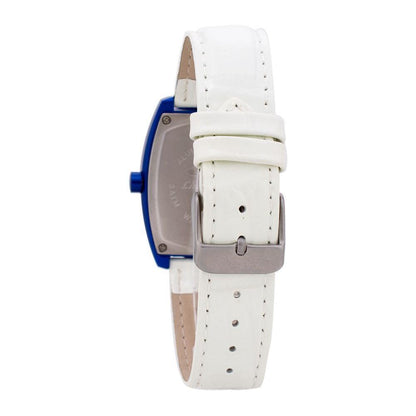 Chronotech White Leather Watch