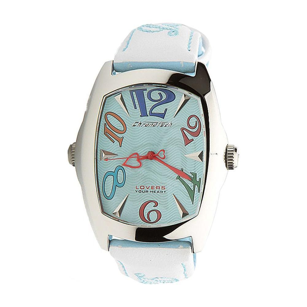 Chronotech Blue Leather Watch CHCT7696L15AC
