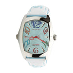 Chronotech Blue Leather Watch CHCT7696L15AC