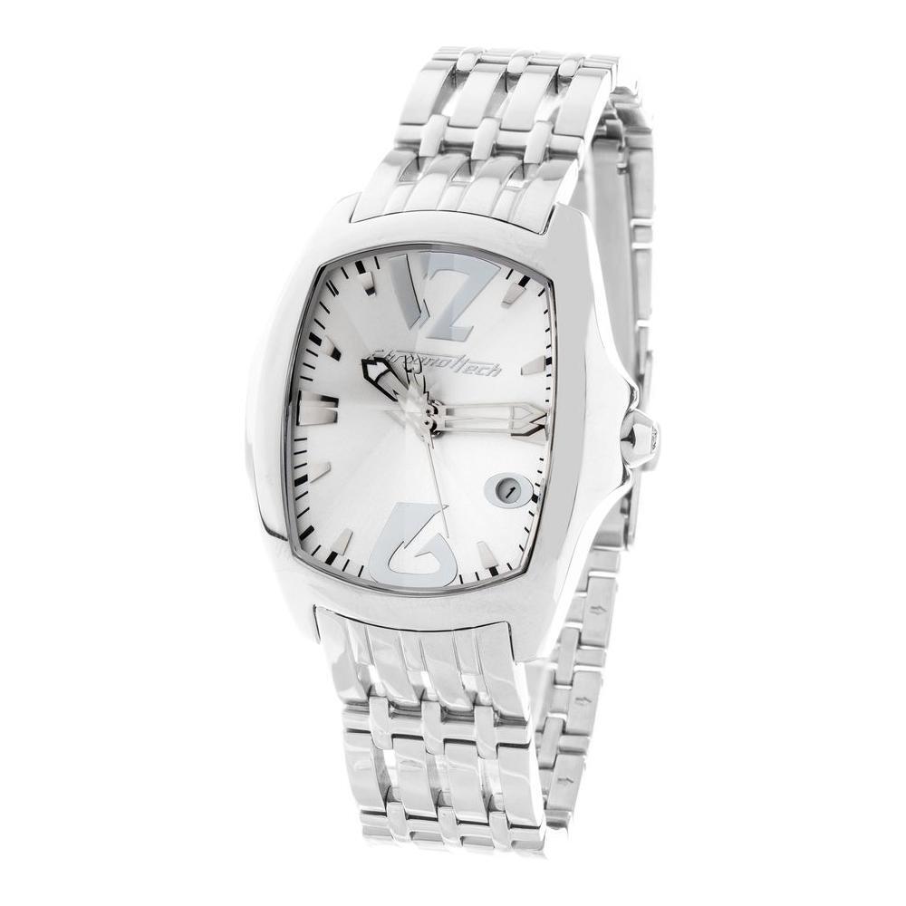 Chronotech Silver Stainless Steel Watch