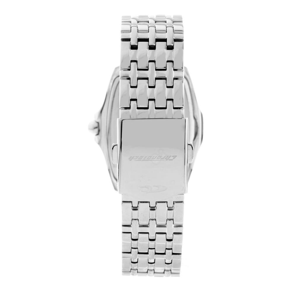 Chronotech Silver Stainless Steel Watch