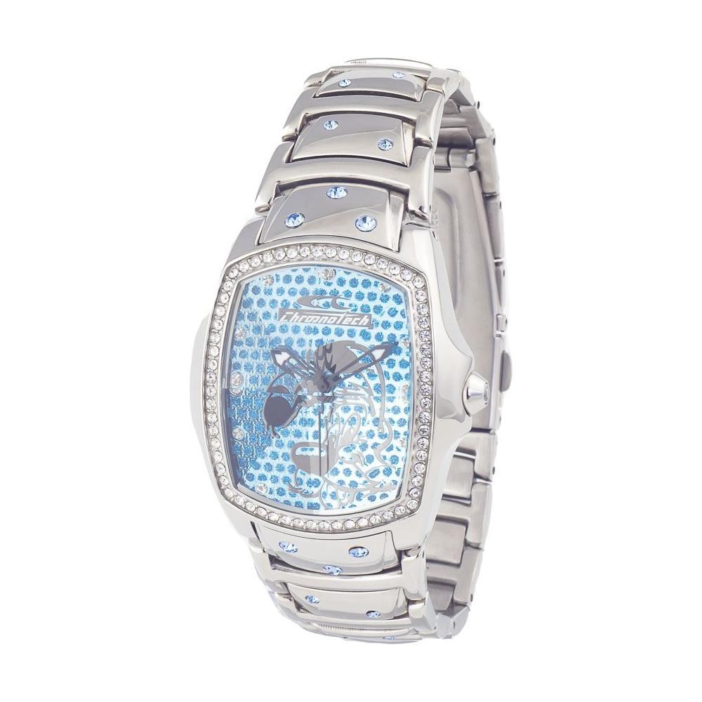 Chronotech Silver Stainless Steel Watch