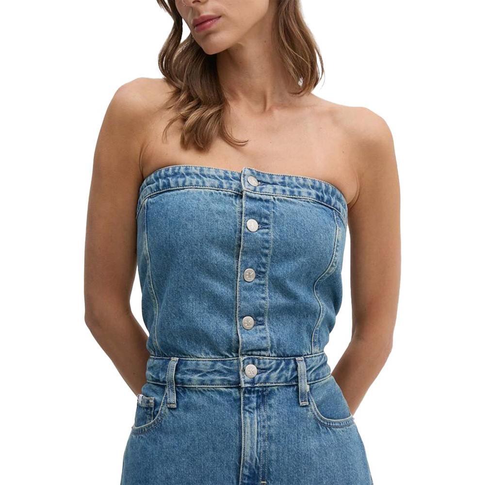 Calvin Klein Jeans Blue Cotton Long CA-14565000176-IT38|XS