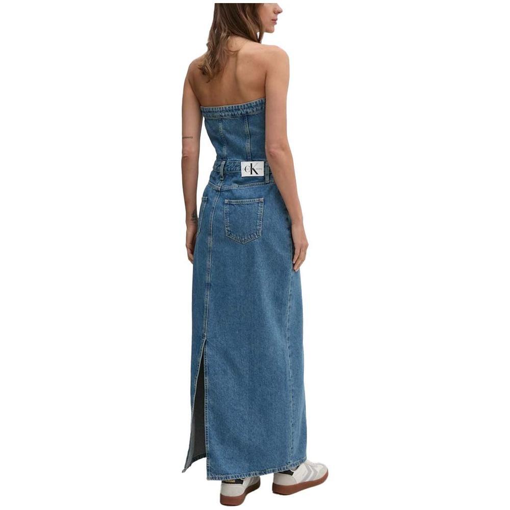 Calvin Klein Jeans Blue Cotton Long CA-14565000176-IT38|XS