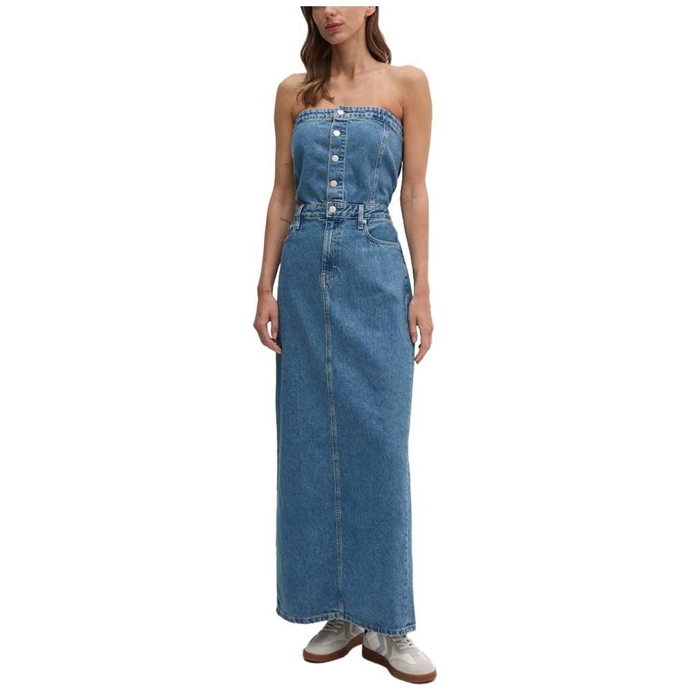 Calvin Klein Jeans Blue Cotton Long CA-14565000176-IT38|XS