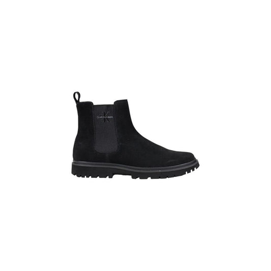 Calvin Klein Jeans Black Suede Leather Boot CA-14578300009-EU40/US7