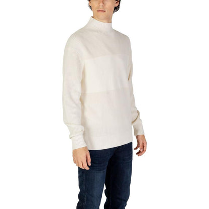Calvin Klein Jeans Cream Cotton Sweater