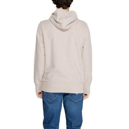 Calvin Klein Jeans Beige Recycled Cotton Hoodie