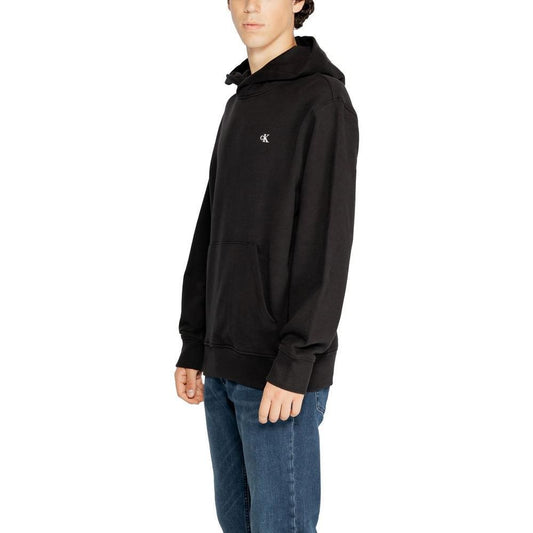 Calvin Klein Jeans Black Recycled Cotton Hoody CA-14581500009-IT48 | L