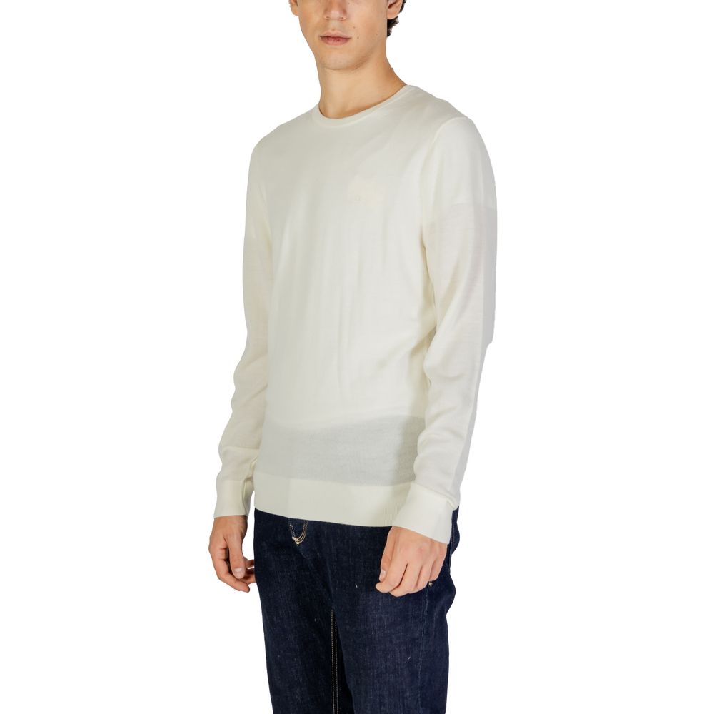 Calvin Klein Cream Recycled Wool Sweatshirt