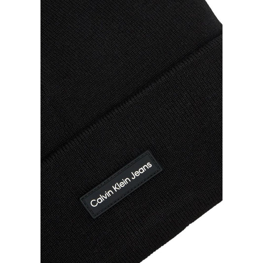 Calvin Klein Jeans Black Recycled Polyester Caps Baseball Hat CA-14598900009-UNI