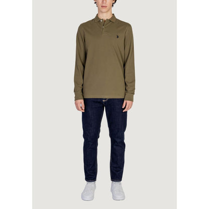 U.S. POLO ASSN. Green Cotton Long Sleeve