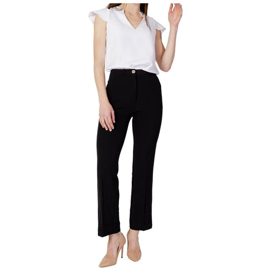 Guess Black Polyester Jeans & Pant