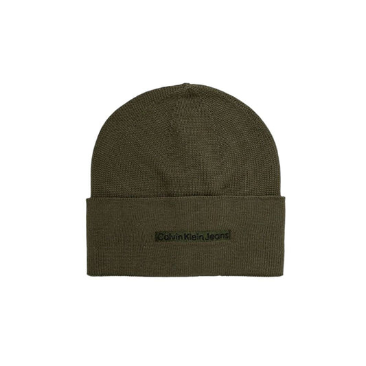 Calvin Klein Jeans Green Cotton Caps Baseball Hat