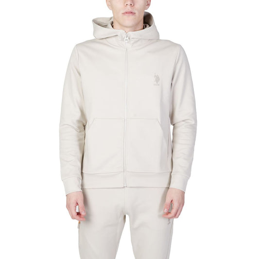 U.S. POLO ASSN. Beige Cotton Hoody