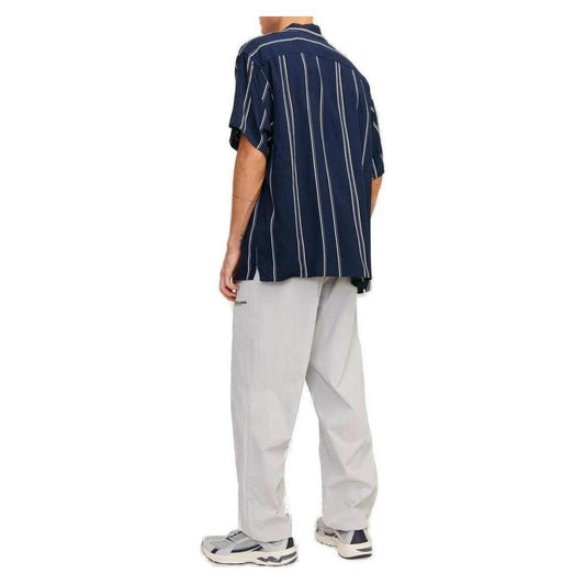 Jack Jones Blue Viscose Shortsleeve JA-13396000128-IT48 | L