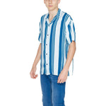 Jack Jones Blue Viscose Shortsleeve JA-13396000132-IT44 | S