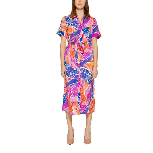 Vila Clothes Multicolor Viscose Long