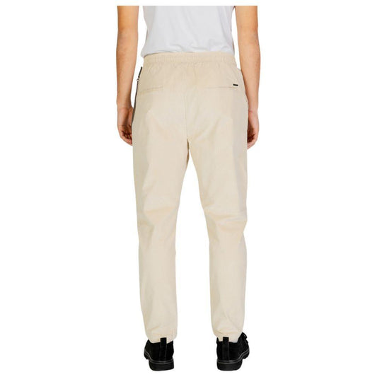 Gianni Lupo Cream Cotton Pant GI-14788200143-IT50 | L