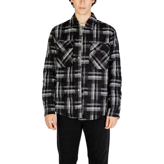 Gianni Lupo Black Polyester Jackets & Coat GI-14789500009-3XL