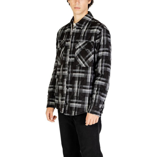 Gianni Lupo Black Polyester Jackets & Coat GI-14789500009-3XL