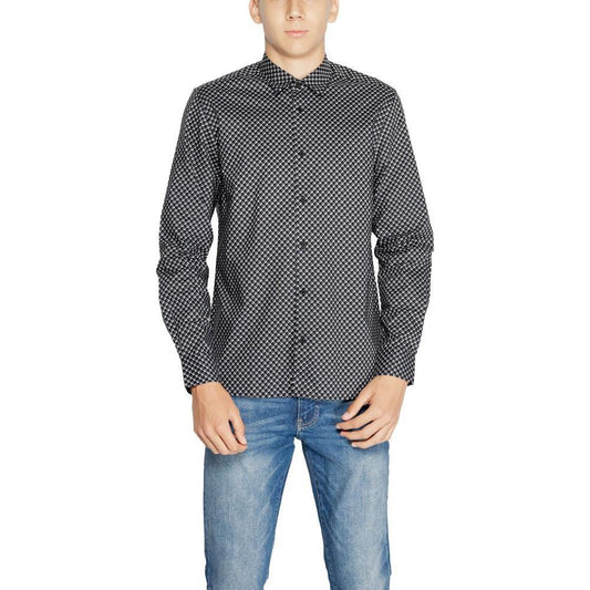 Antony Morato Gray Cotton Shirt