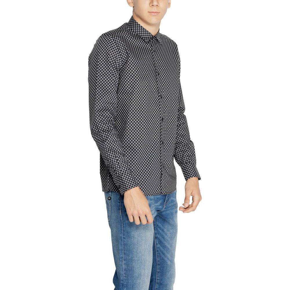Antony Morato Gray Cotton Shirt