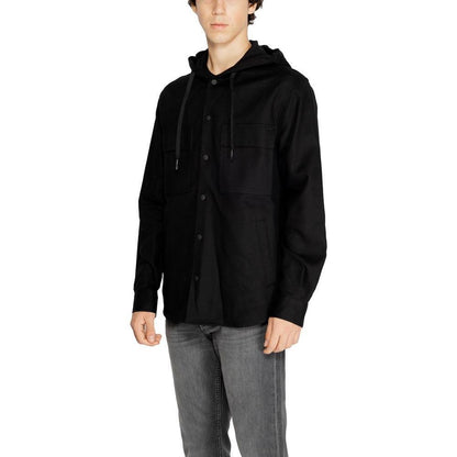 Antony Morato Black Cotton Shell Jacket