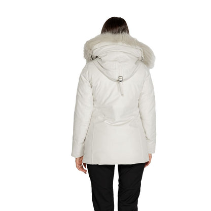 Blauer White Polyester Parka