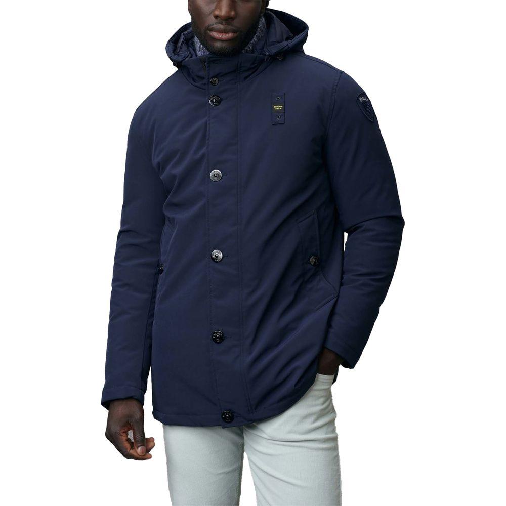 Blauer Blauer Blue Polyethylene Jacket BL-14721800010-IT54 | XXL