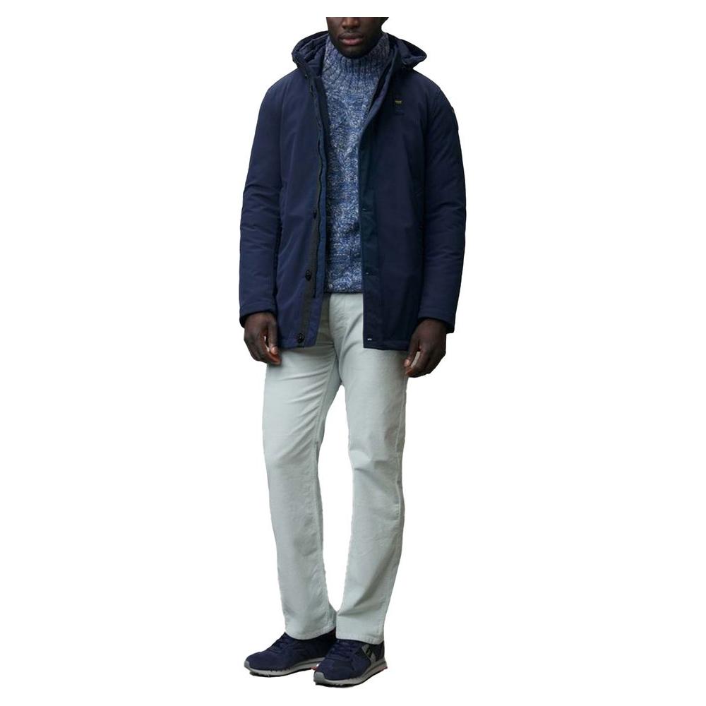 Blauer Blauer Blue Polyethylene Jacket BL-14721800010-IT54 | XXL