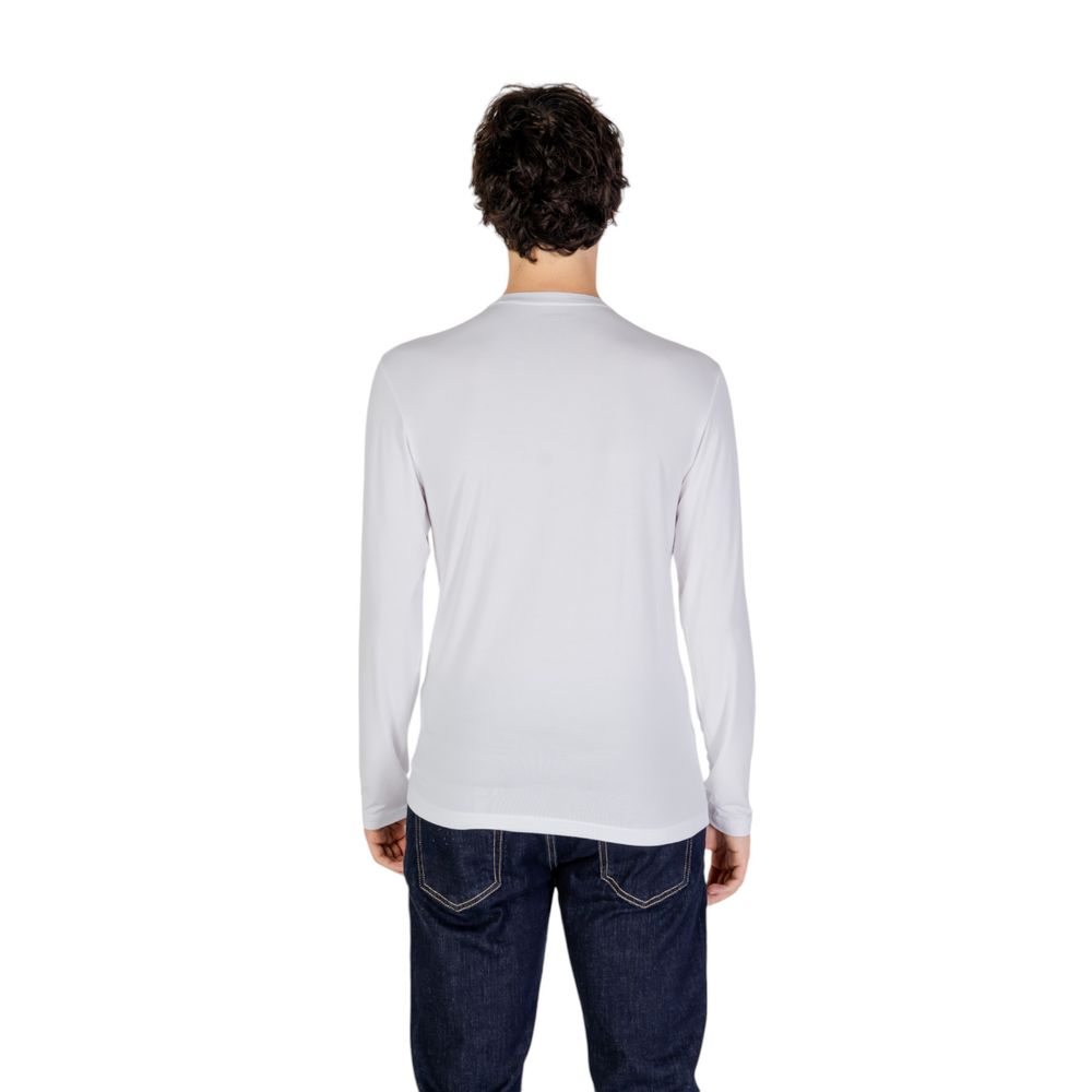 Emporio Armani Underwear White Modal Long Sleeve T-Shirt