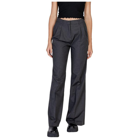 Morgan De Toi Gray Polyester Pant MO-15415200138-IT40|S