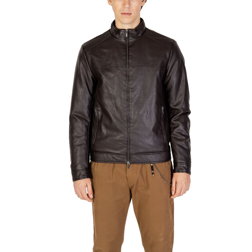 Hamaki-Ho Brown Leather Jacket