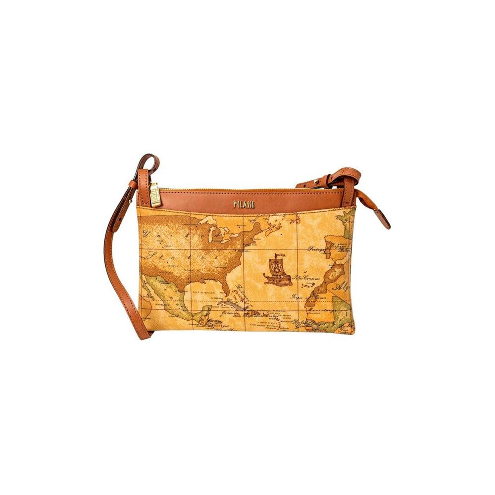 Front view with bag zipped and handles upright.
