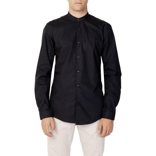 Antony Morato Black Cotton Shirt AN-9581200009-IT44 | XS