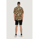 Only & Sons Brown Viscose Shortsleeve ON-10275300140-IT44 | S