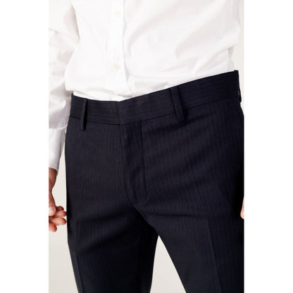 Antony Morato Blue Polyester Dress Pants