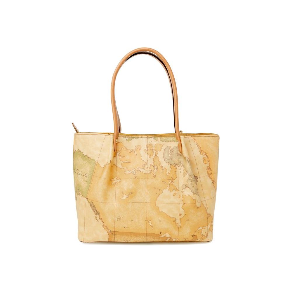 Front view with bag zipped and handles upright.