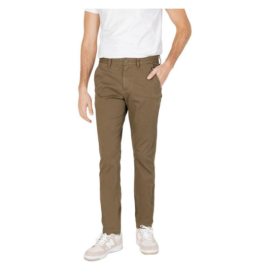 Tommy Hilfiger Jeans Green Organic Cotton Jeans & Pant Tommy Hilfiger Jeans Dim Gray