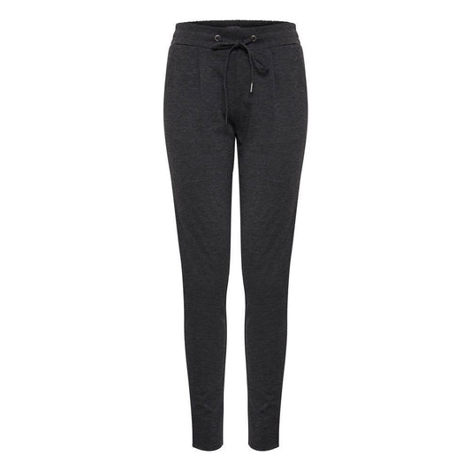 ICHI Gray Polyester Pant IC-13338700138-IT38|XS