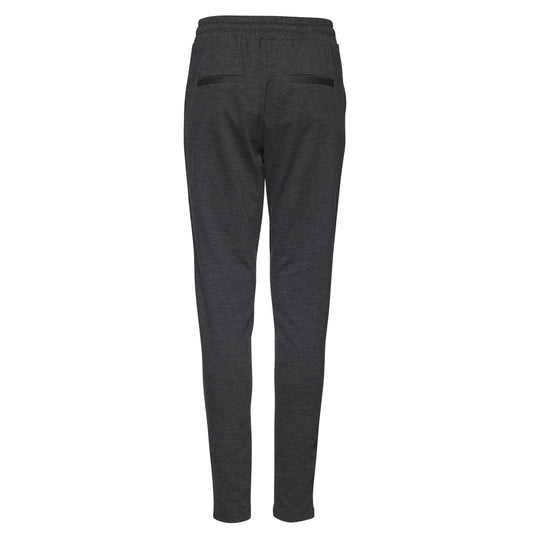 ICHI Gray Polyester Pant IC-13338700138-IT38|XS