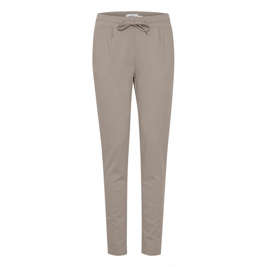 ICHI Gray Polyester Pant IC-13338702205-XXL