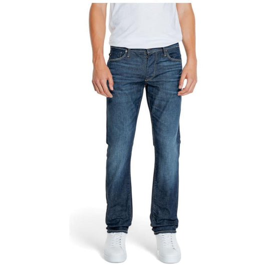 Jack Jones Blue Cotton Relaxed Fit Jean JA-14792301781-W28 | L32