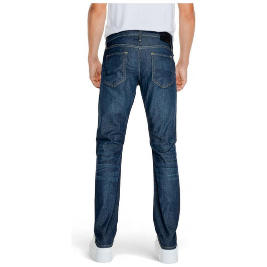 Jack Jones Blue Cotton Relaxed Fit Jean JA-14792301781-W28 | L32