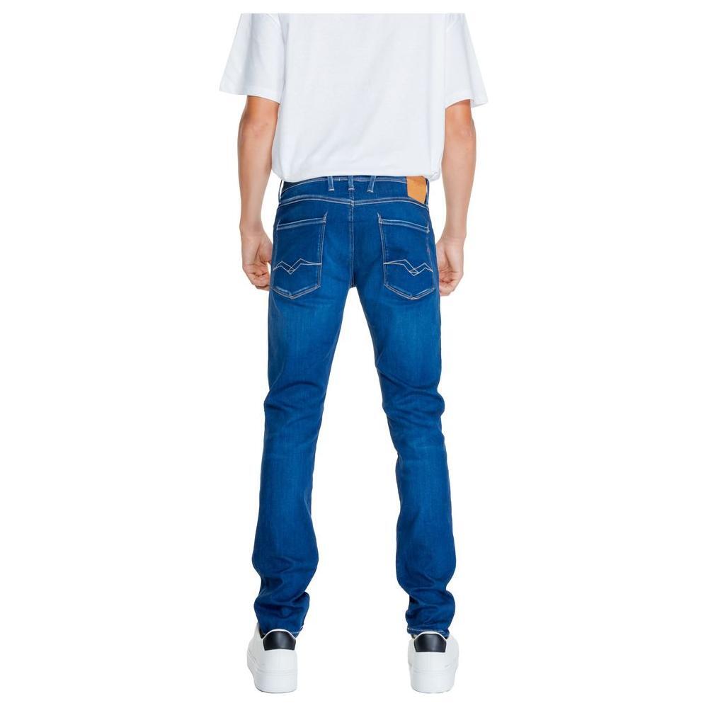 Replay Blue Cotton Relaxed Fit Jean RE-14826000237-W36 | L34