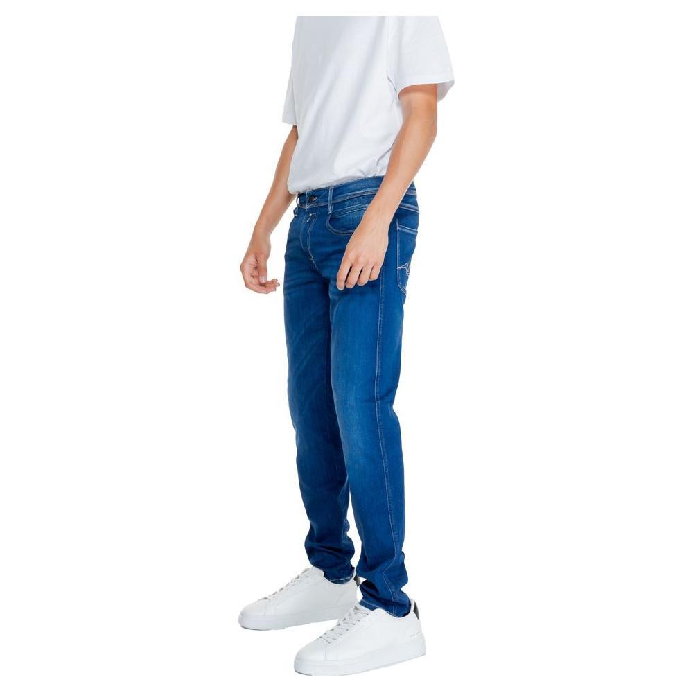 Replay Blue Cotton Relaxed Fit Jean RE-14826000237-W36 | L34